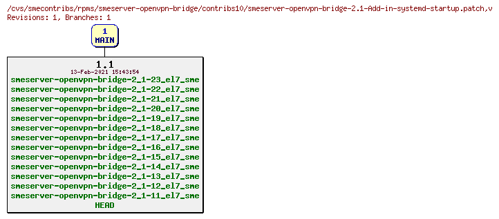 Revisions of rpms/smeserver-openvpn-bridge/contribs10/smeserver-openvpn-bridge-2.1-Add-in-systemd-startup.patch