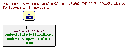 Revisions of rpms/sudo/sme9/sudo-1.8.6p7-CVE-2017-1000368.patch